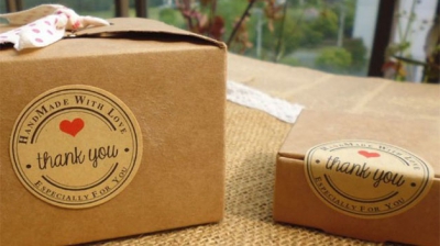 In decal giấy kraft - in tem giấy kraft