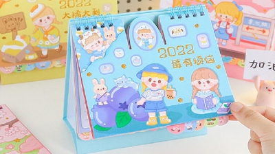 Mẫu lịch để bàn cute