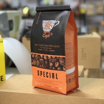 In túi cafe giấy Kraft 1kg