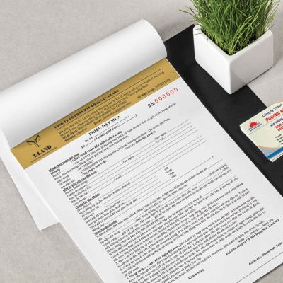 In hóa đơn bán lẻ 2 liên A4