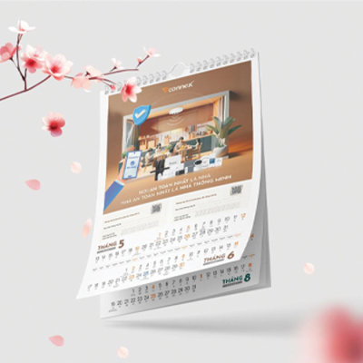 In lịch treo tường theo yêu cầu