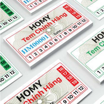 In tem vỡ - in tem bảo hành hình chữ nhật 1.5 x 3 cm