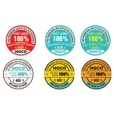 In tem vỡ - in tem bảo hành hình tròn 1 cm