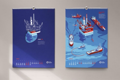 Thiết kế lịch treo tường theo yêu cầu