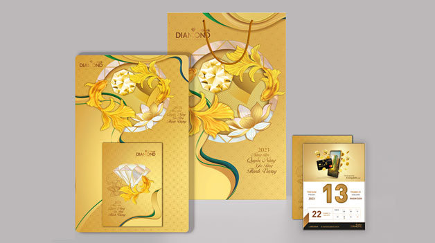 Dịch vụ in lịch bloc độc quyền theo yêu cầu