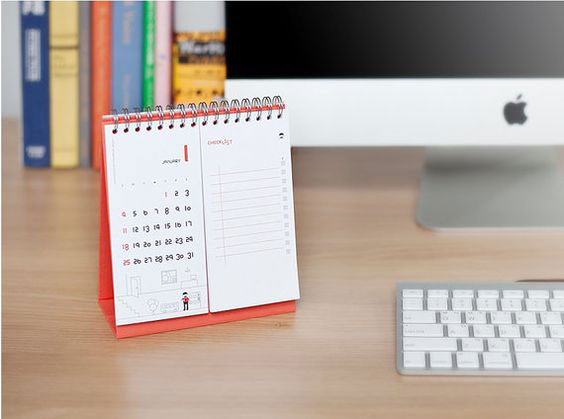 Lịch để bàn siêu cute dễ thương