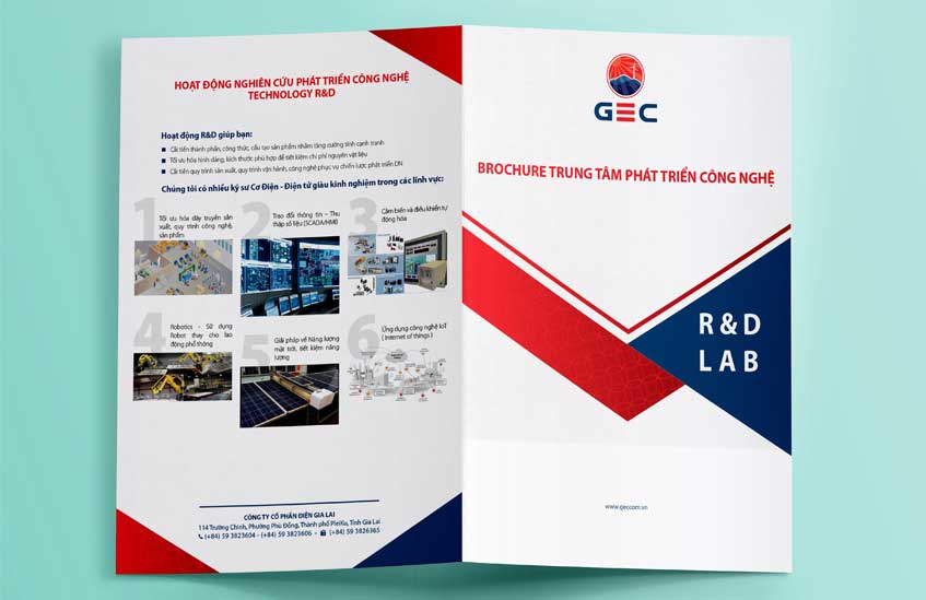 In tờ gấp - brochure A3 gập đôi
