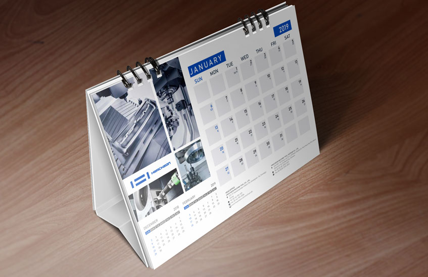 In lịch để bàn