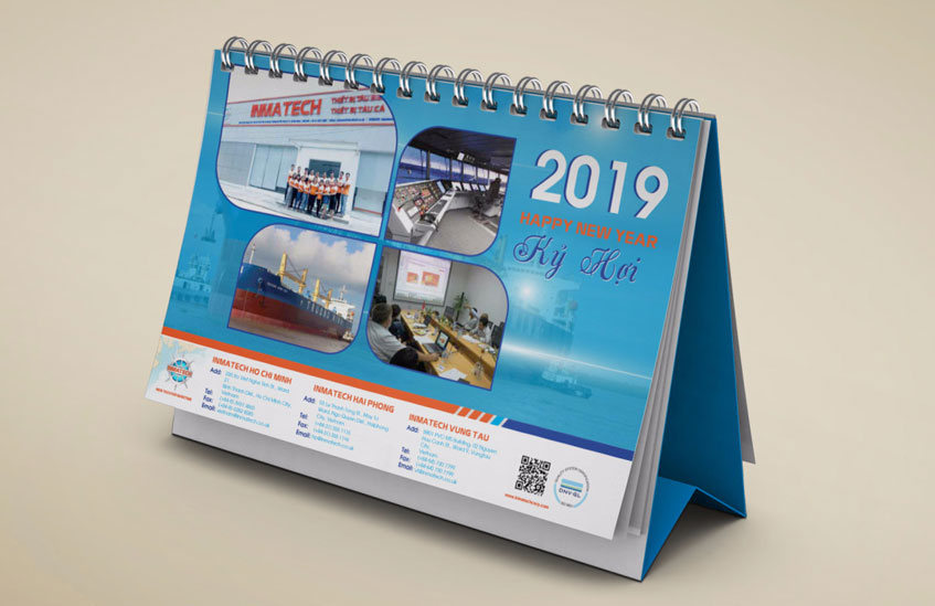 In lịch để bàn