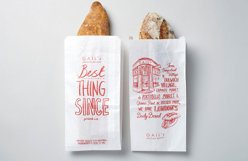 In bao bánh mì 24 x 10 x 5 cm