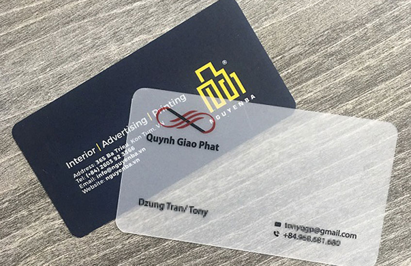 In danh thiếp - namecard giấy nhựa cao cấp