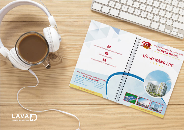 in catalogue đóng gáy lò xo