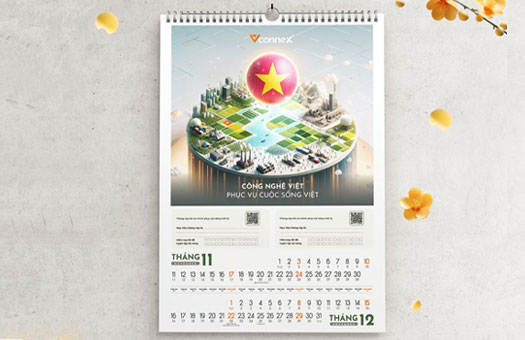 In lịch treo tường theo yêu cầu