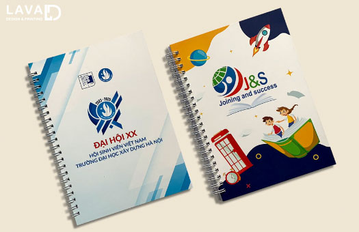 In sổ tay lò xo theo yêu cầu