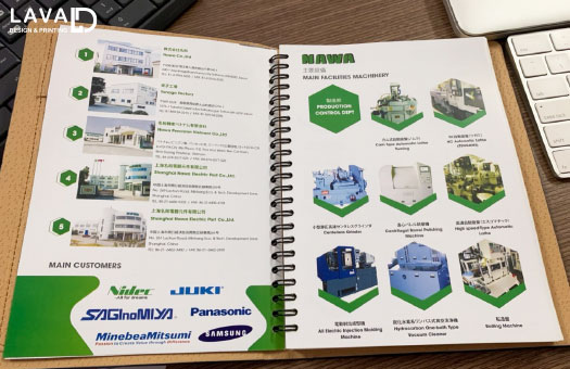 In sổ tay lò xo theo yêu cầu