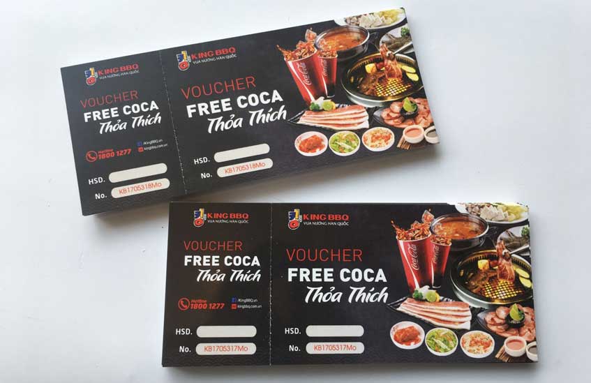 In phiếu quà tặng - voucher giá rẻ
