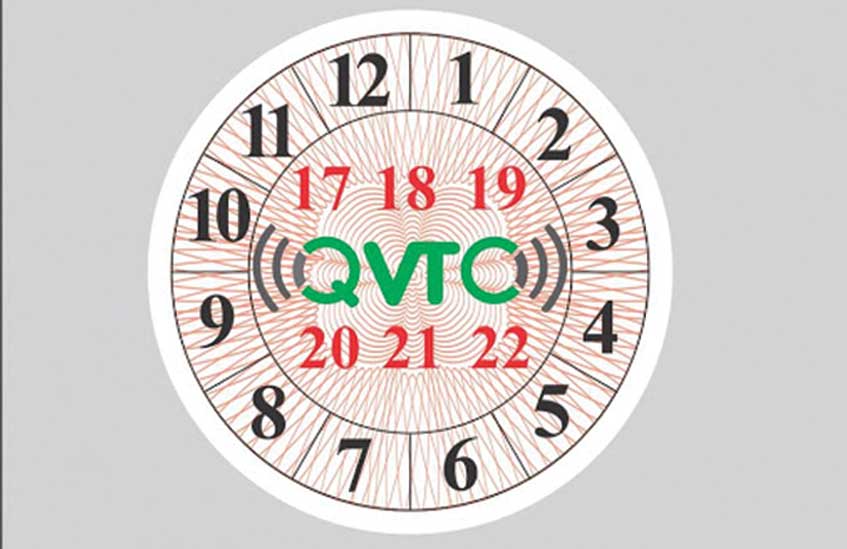 In tem bảo hành hình tròn