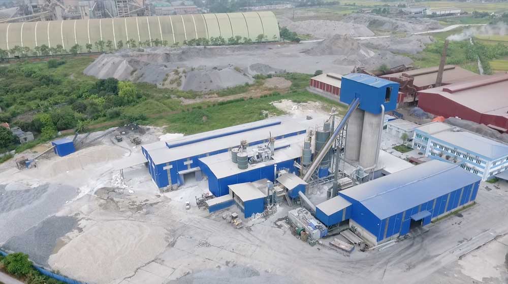 Quay phim chụp hình flycam nhà máy