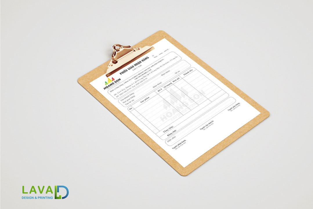 Thiết Kế Biểu Mẫu | Hóa Đơn Bán Hàng