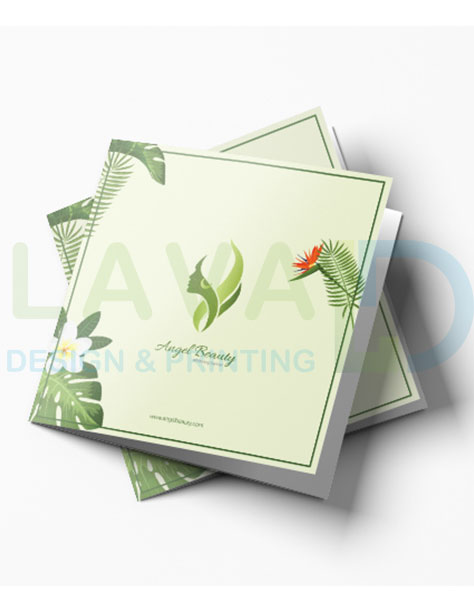 Thiết kế tờ gấp đôi - brochure gấp đôi