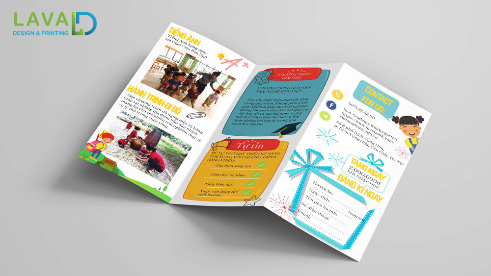 Thiết kế brochure - tờ rơi gấp 3