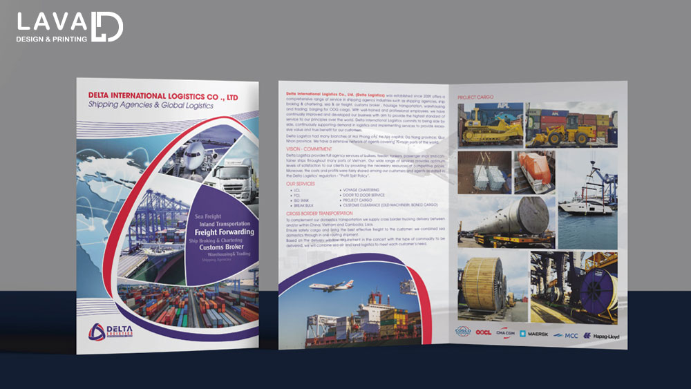 Thiết kế brochure - tờ gấp đôi