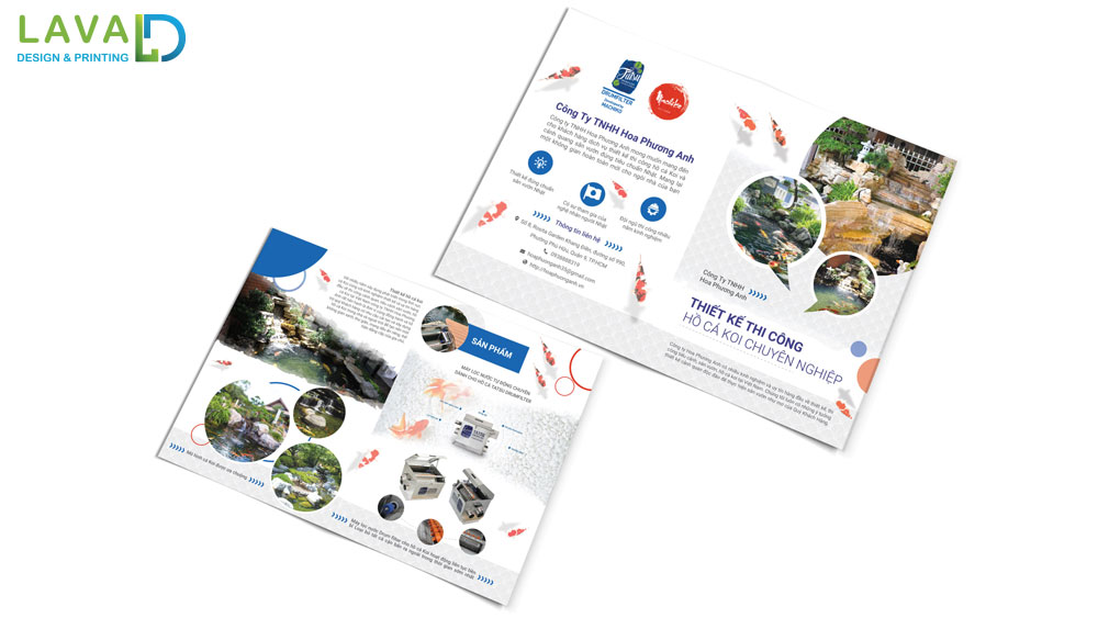 Thiết kế brochure - tờ gấp đôi