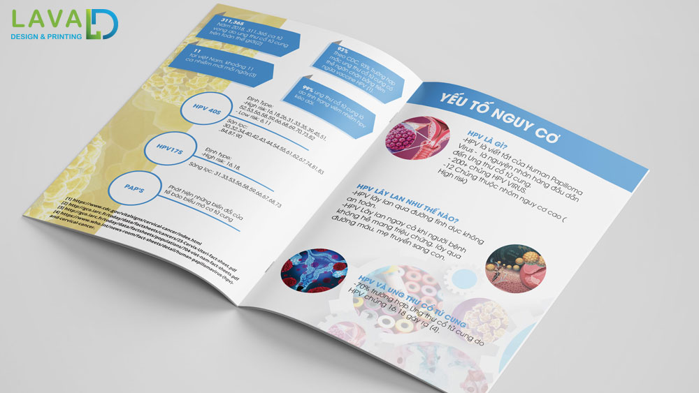 Thiết kế brochure - tờ gấp đôi