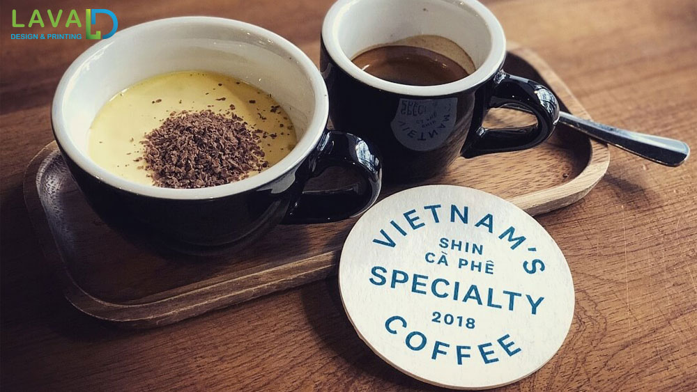 Thiết kế giấy lót ly