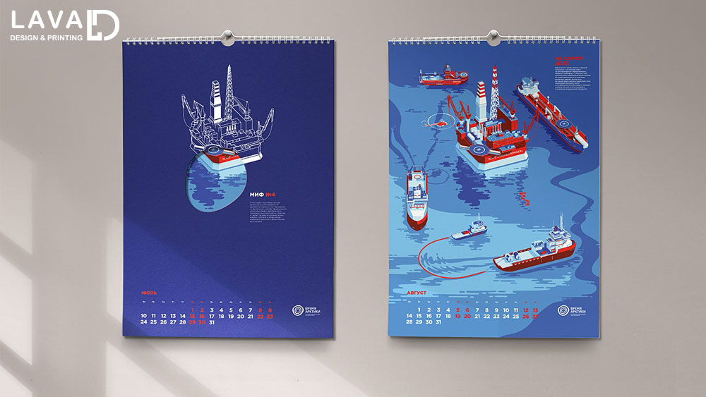 Thiết kế lịch treo tường