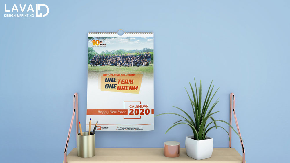 Thiết kế lịch treo tường