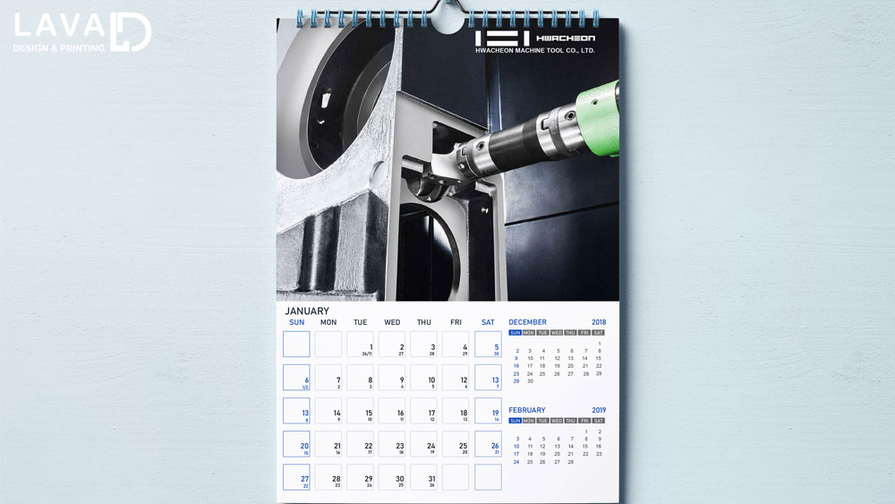 Thiết kế lịch treo tường