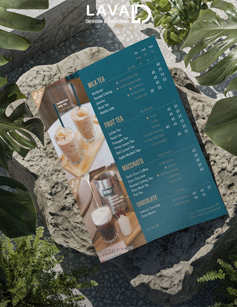 Thiết kế menu thực đơn