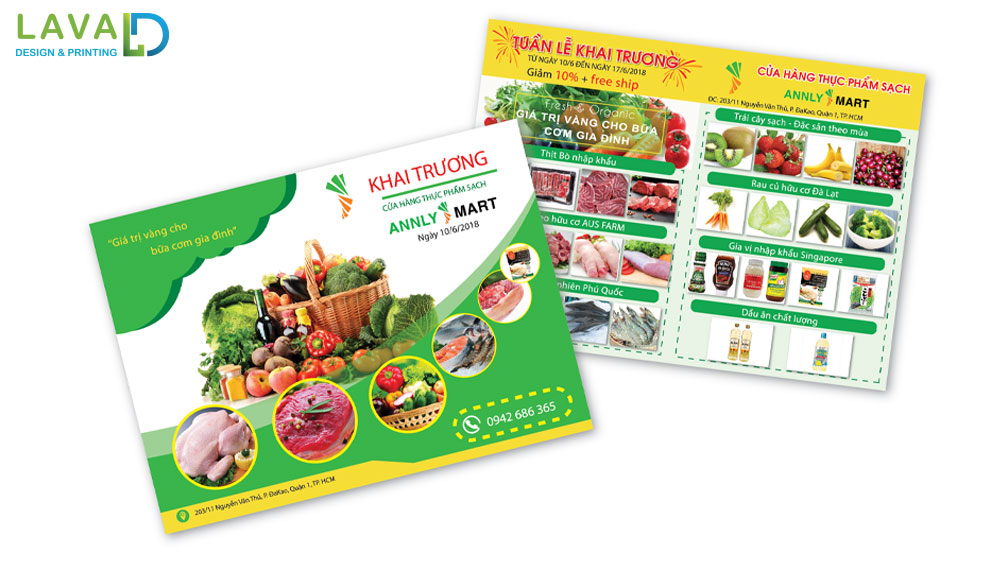 Thiết kế tờ rơi - leaflet - flyer