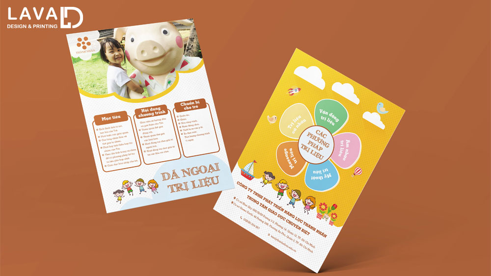 Thiết kế tờ rơi - leaflet - flyer