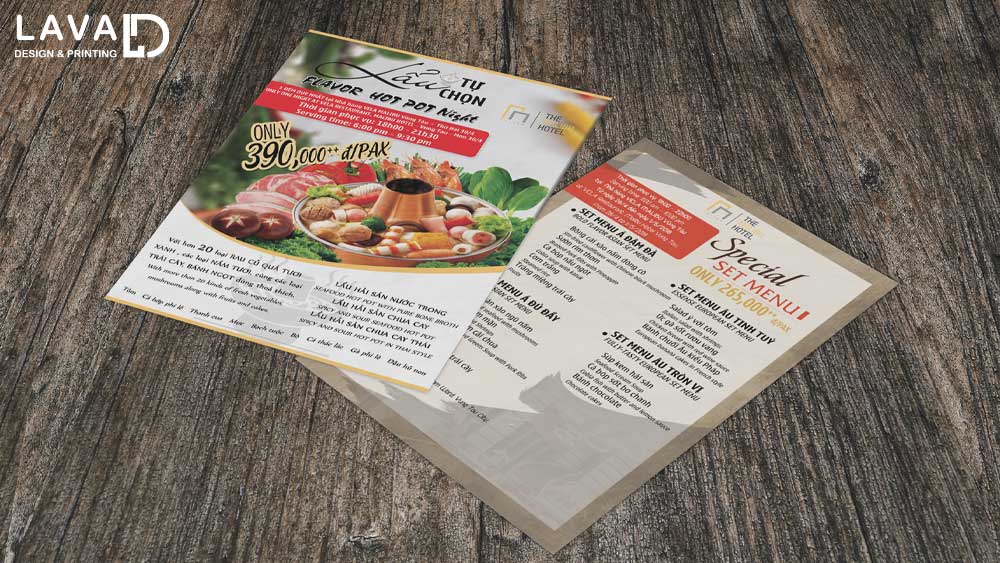 Thiết kế tờ rơi - leaflet - flyer