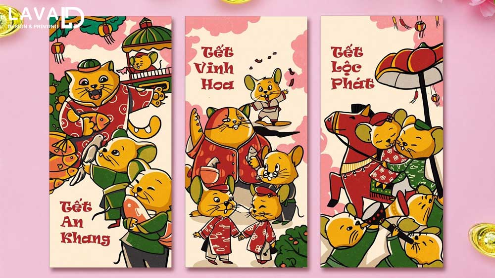 Thiết Kết Phong Bao Lì Xì Tết