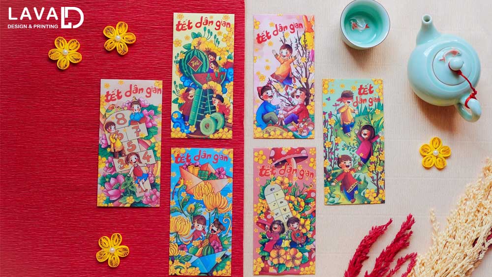 Thiết Kết Phong Bao Lì Xì Tết