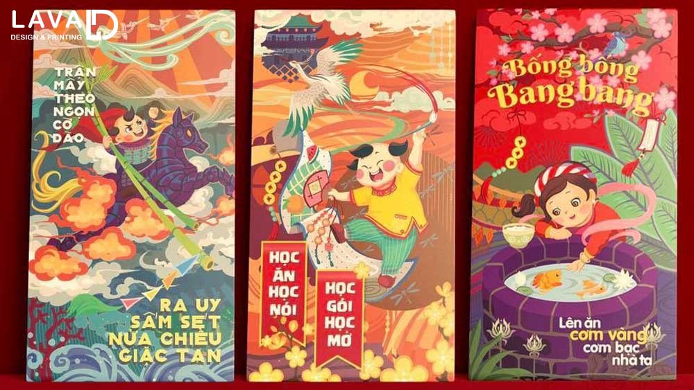 Thiết Kết Phong Bao Lì Xì Tết