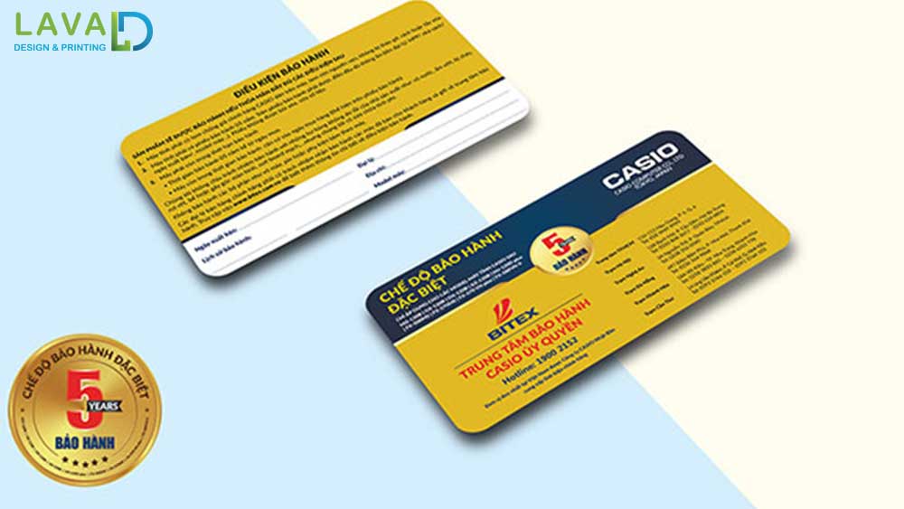 Thiết Kế Mẫu Phiếu Bảo Hành Sản Phẩm
