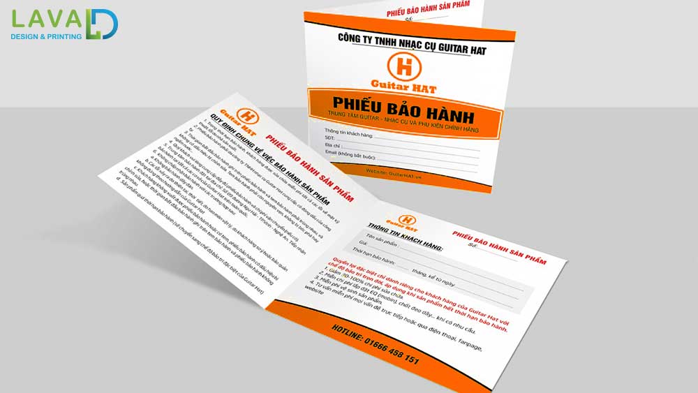 Thiết Kế Mẫu Phiếu Bảo Hành Sản Phẩm