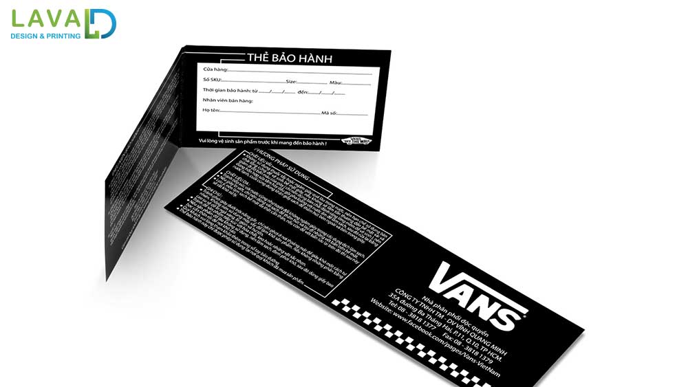 Thiết Kế Mẫu Phiếu Bảo Hành Sản Phẩm