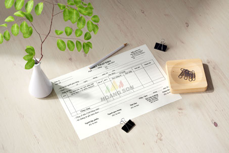 Thiết Kế Biểu Mẫu | Hóa Đơn Bán Hàng