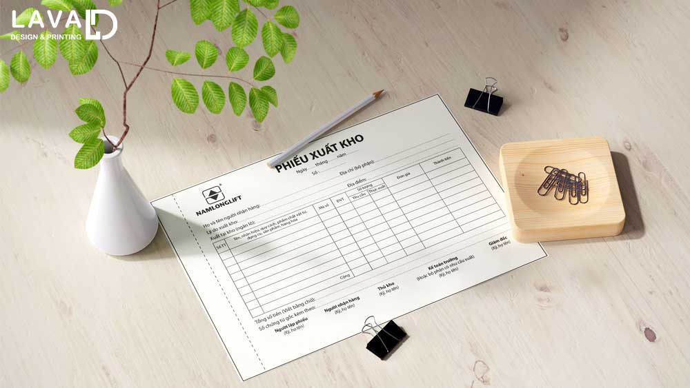 Thiết Kế Mẫu Phiếu Xuất Kho Bán Hàng | Nội Bộ