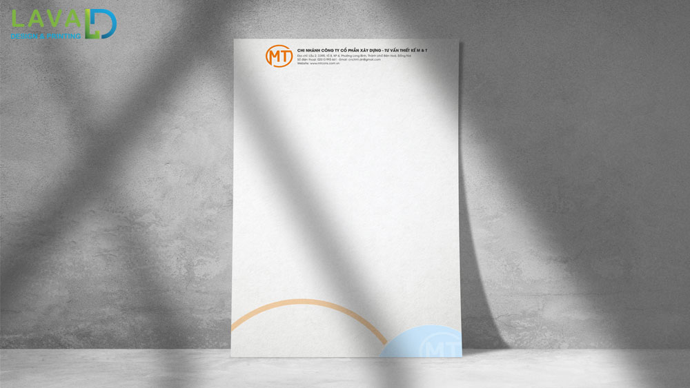 Thiết kế giấy tiêu đề - letter head