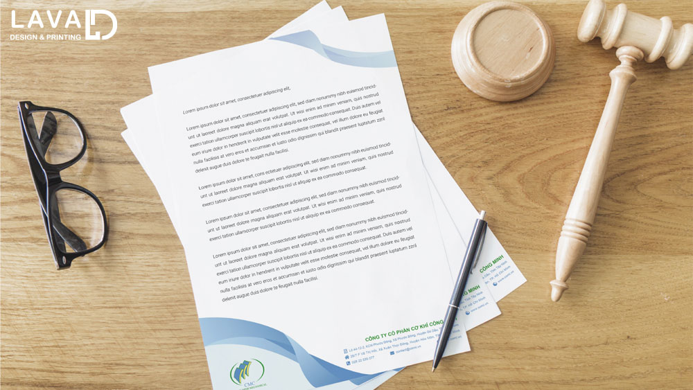 Thiết kế giấy tiêu đề - letter head