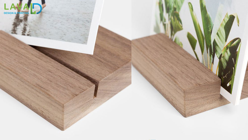 Thiết kế lịch gỗ để bàn